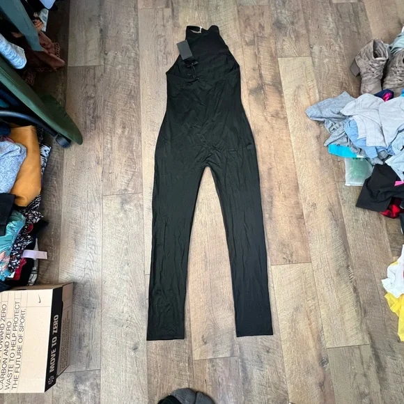 Dolls Kill Black Skeleton Jumpsuit - Picture 3 of 3